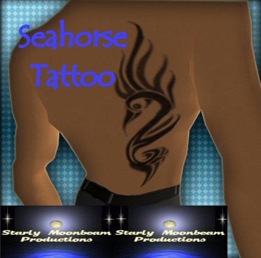 Seahorse Tattoo "7"
