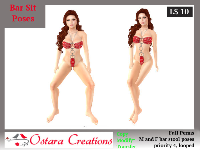 Bar Stool Sit Poses