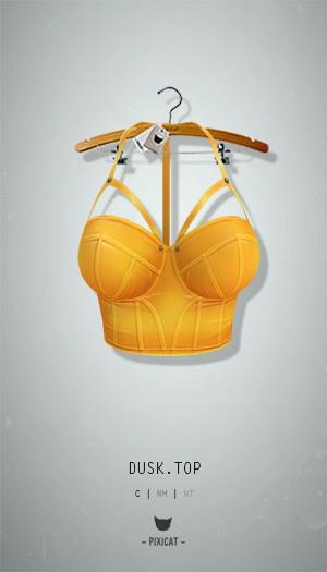 -Pixicat- Dusk.Top (Orange)