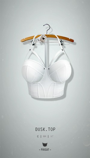 -Pixicat- Dusk Top (White)