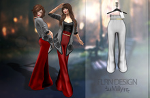 [FLRN] Milly Palazzo Pants White