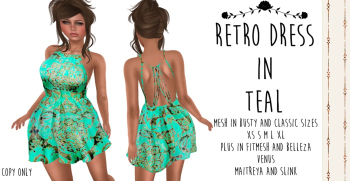 Retro Dress Hot Pink
