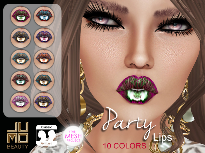 .:JUMO:. Party Lips - The Mesh Project