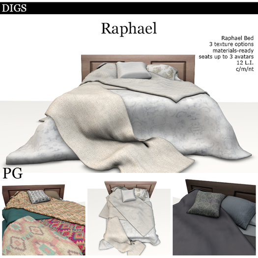 DIGS - Raphael Bed - PG [MESH]