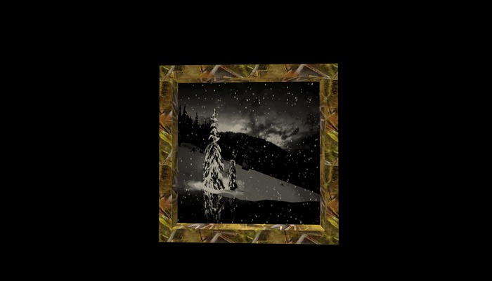 Tig's Snowy Tees Christmas Shadow Box