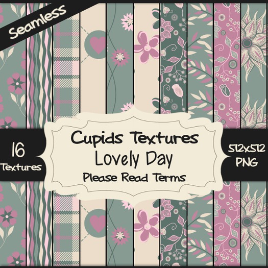 *Cupids Textures * 16 LOVELY DAY