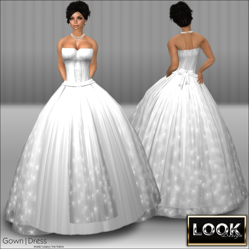LOOK White Dress|Gown