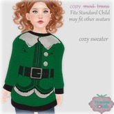 {V*Y} Cozy Sweater - Elf Suit