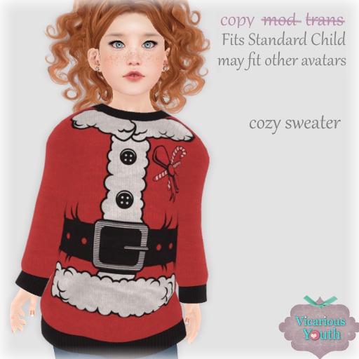 {V*Y} Cozy Sweater - Santa Suit