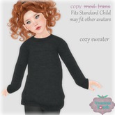 {V*Y} Cozy Sweater - Smoke