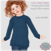 {V*Y} Cozy Sweater - Sky