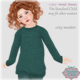 {V*Y} Cozy Sweater - Ocean