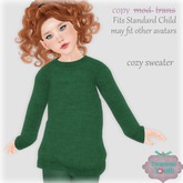 {V*Y} Cozy Sweater - Forest