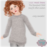 {V*Y} Cozy Sweater - Fog