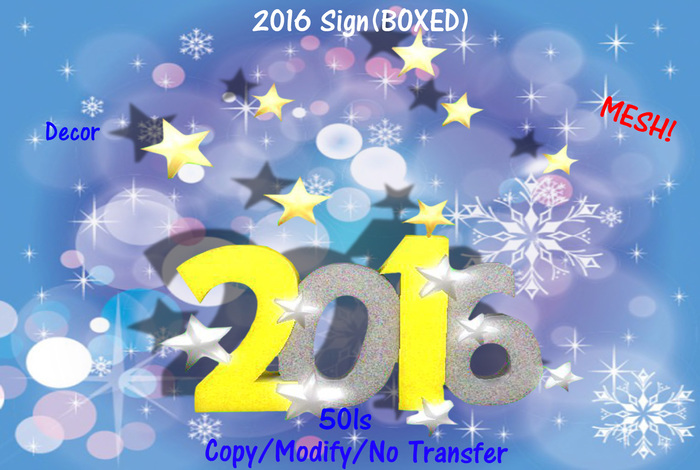 2016 Sign(BOXED)