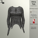De designs olivia top grey sweater
