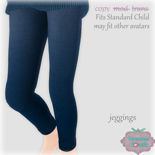 {V*Y} Big Kid Jeggings - Sky