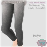 {V*Y} Big Kid Jeggings - Fog