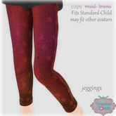 {V*Y} Big Kid Jeggings - Orange Star Burst