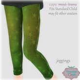 {V*Y} Big Kid Jeggings - Green Star Burst
