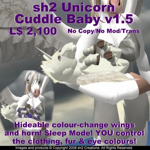 sh2 Unicorn Cuddle Baby v1.6