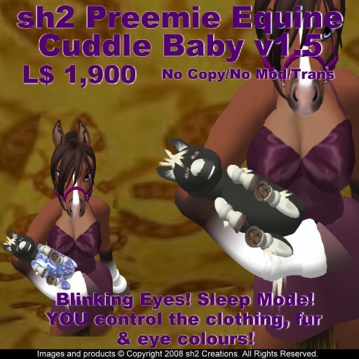 sh2 Preemie Equine Cuddle Baby v1.6