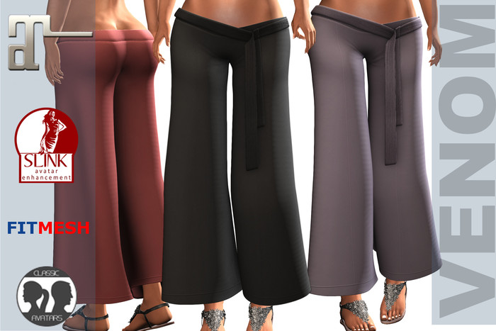 .::VENOM::. - BOXED - TARA GAUCHO PANTS