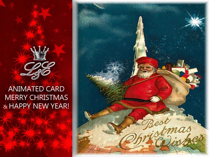 L&E - Gif postcard Happy New Year and Merry Christmas 4