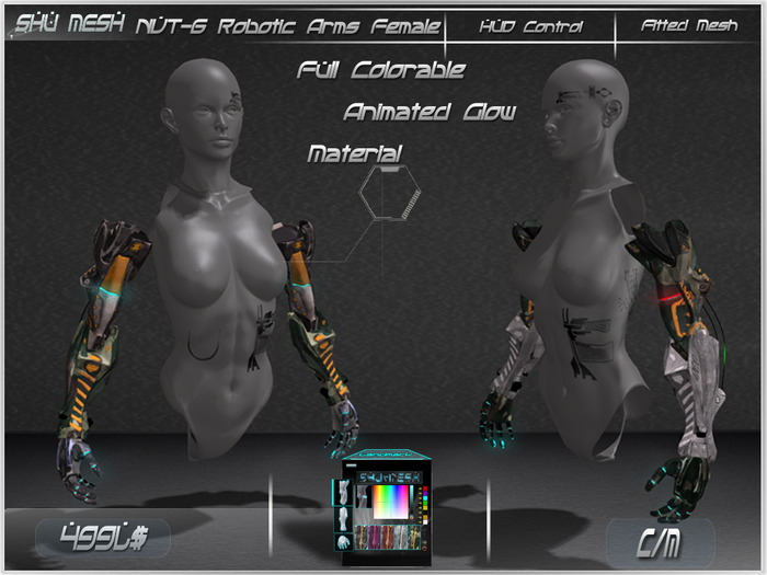 NVT-6 Robotic Arms (female edition) updated version  2015