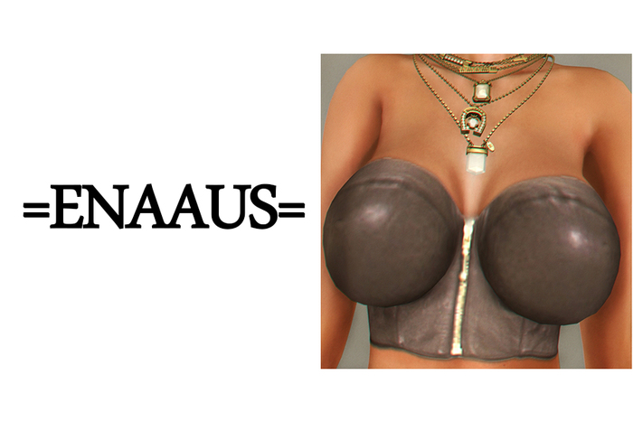 =Enaaus= Bustier Brown