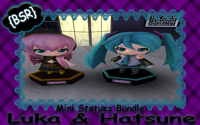 [BSR] Mini Statues Bundle Luka & Hatsune