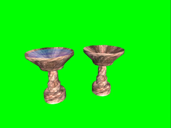 Mesh Birdbath