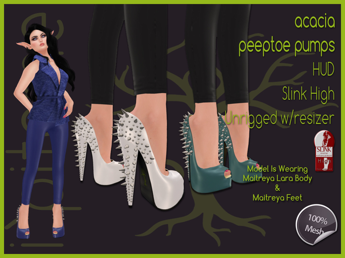 ~i~ Acacia Peeptoe Pumps (Add Me)
