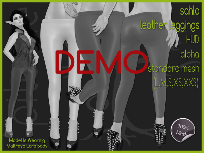 ~i~ Sahla Leather Leggings DEMO (Add Me)