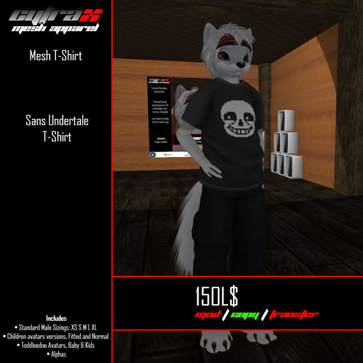 [CytraX] Undertale Sans T-Shirt