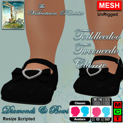 Diamonds & Bows - Black