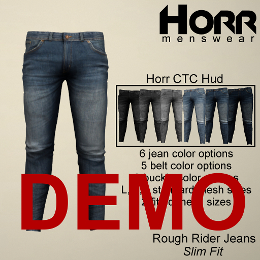 -HORR- DEMO Mesh Rough Rider Jeans - Slim Fit CTC [BOXED]
