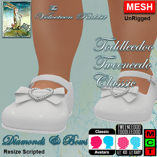 Diamonds & Bows - White