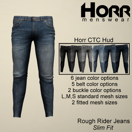 -HORR- Mesh Sturgis Jeans Straight Cuff CTC [BOXED]