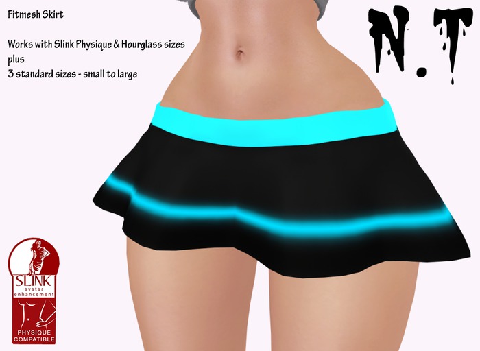 N.T - Mini Skirt - Rave - blue
