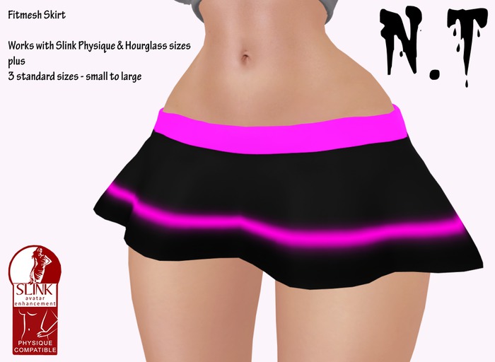 N.T - Mini Skirt - Rave - pink
