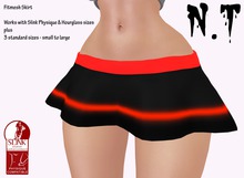 N.T - Mini Skirt - Rave - red