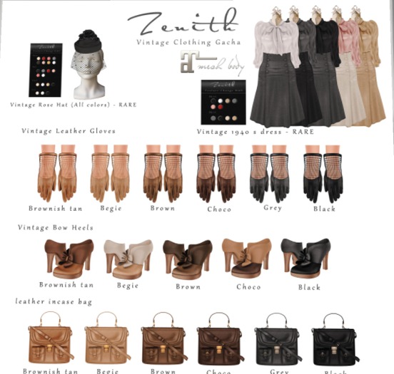 =Zenith=leather incase bag (Choco)