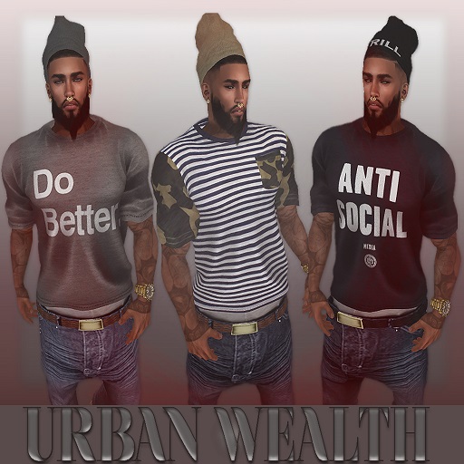 UrbnW. Aesthetic Tee - Camo Hoop