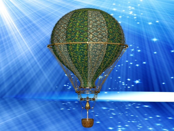 Steampunk Fancy Hot Air Balloon