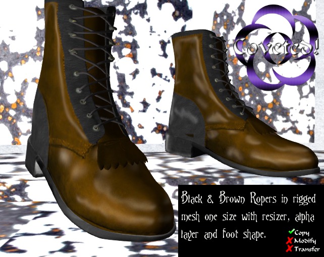 Blue Steel Roper Boots w/Resizer