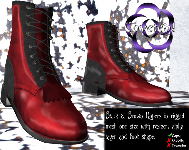 Candy Apple Roper Boots w/Resizer
