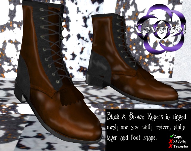 Cinnamon Girl Roper Boots w/Resizer