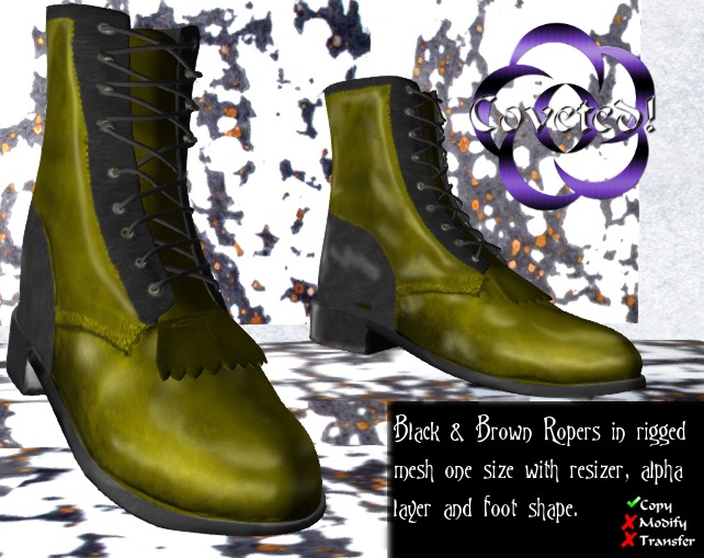 Moss Green Roper Boots w/Resizer