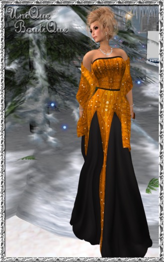 *UniQue* Amicia in Gold and Black